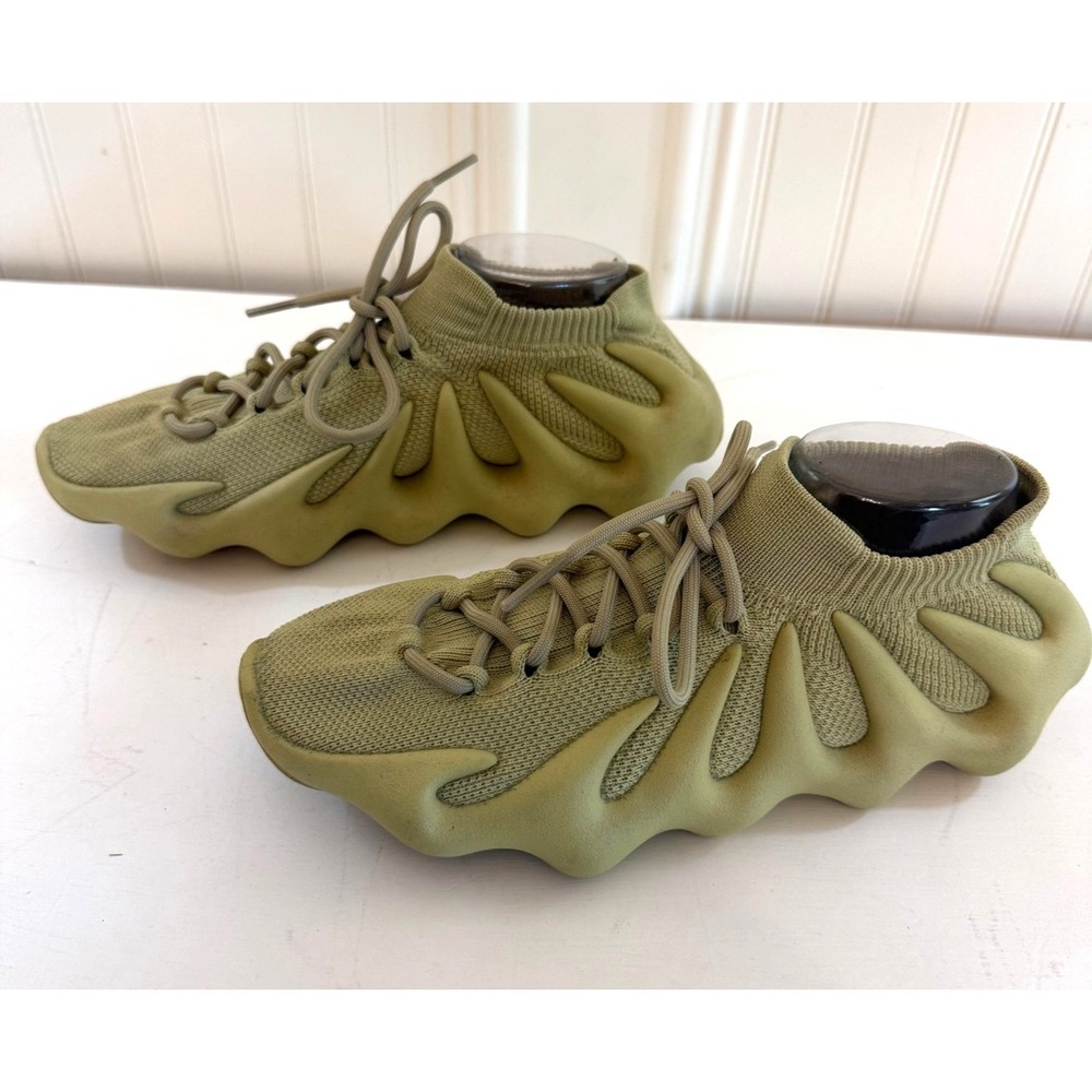 Adidas Yeezy 450 Shoes Mens Size 10.5 Green Sulfur Sneakers Made Germany GY4110 - Picture 1 of 8